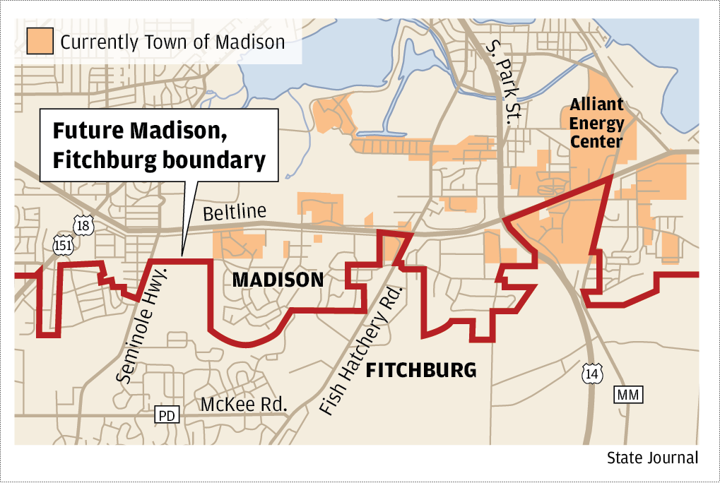Town Of Madison Map Where's The Town Of Madison, What's An 'Attachment' And How Will The City  Absorb It? | Politics | Captimes.com