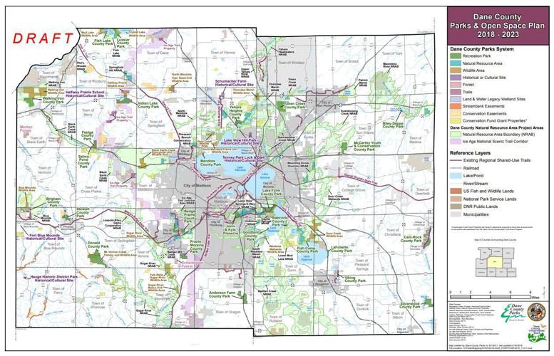 Dane County Parks Map Dane County Parks' 5-Year Draft Plan Outlines Natural Protection,  Recreation | Politics | Captimes.com