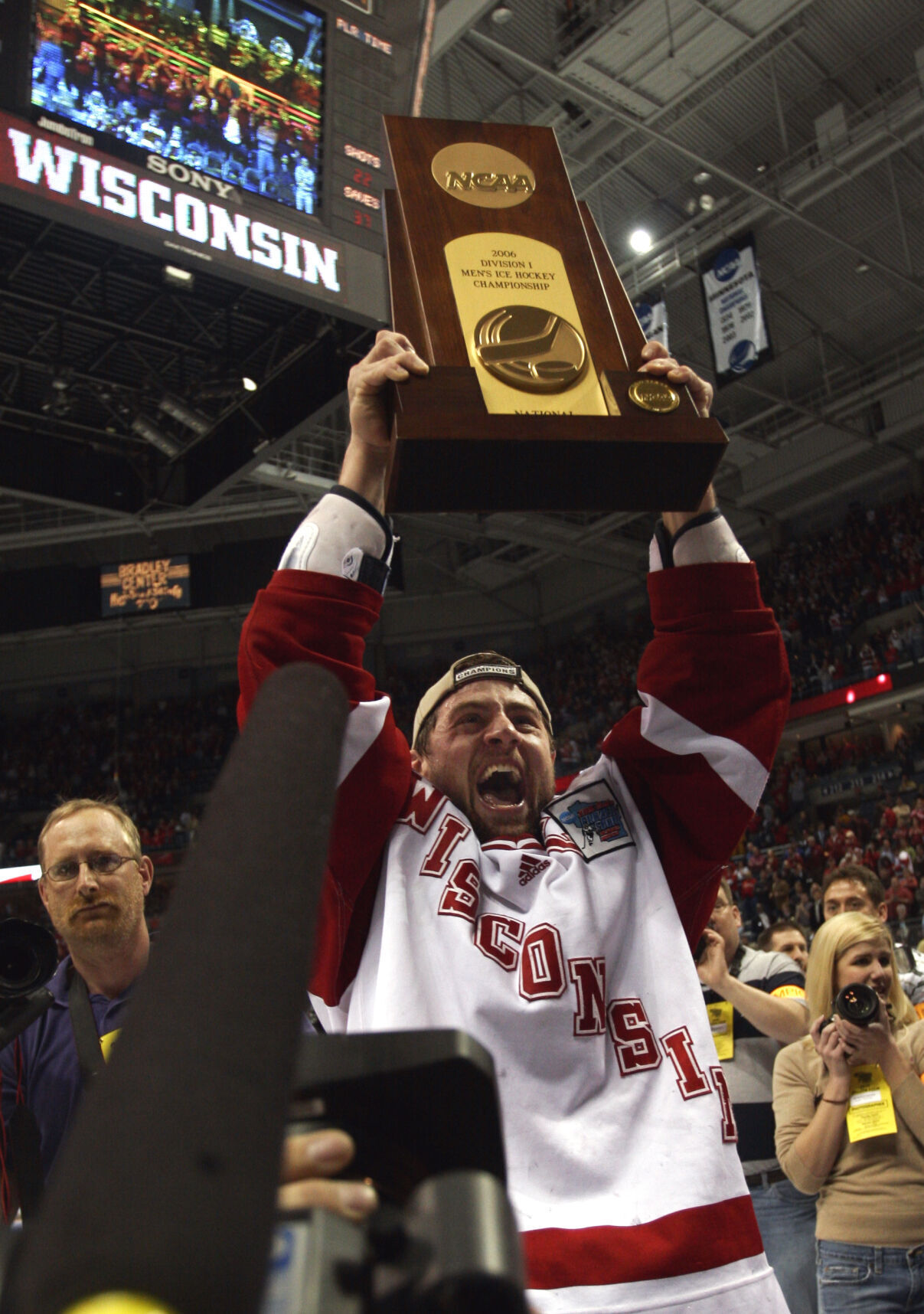 He won hockey titles with the Badgers and Blackhawks. One means more ...