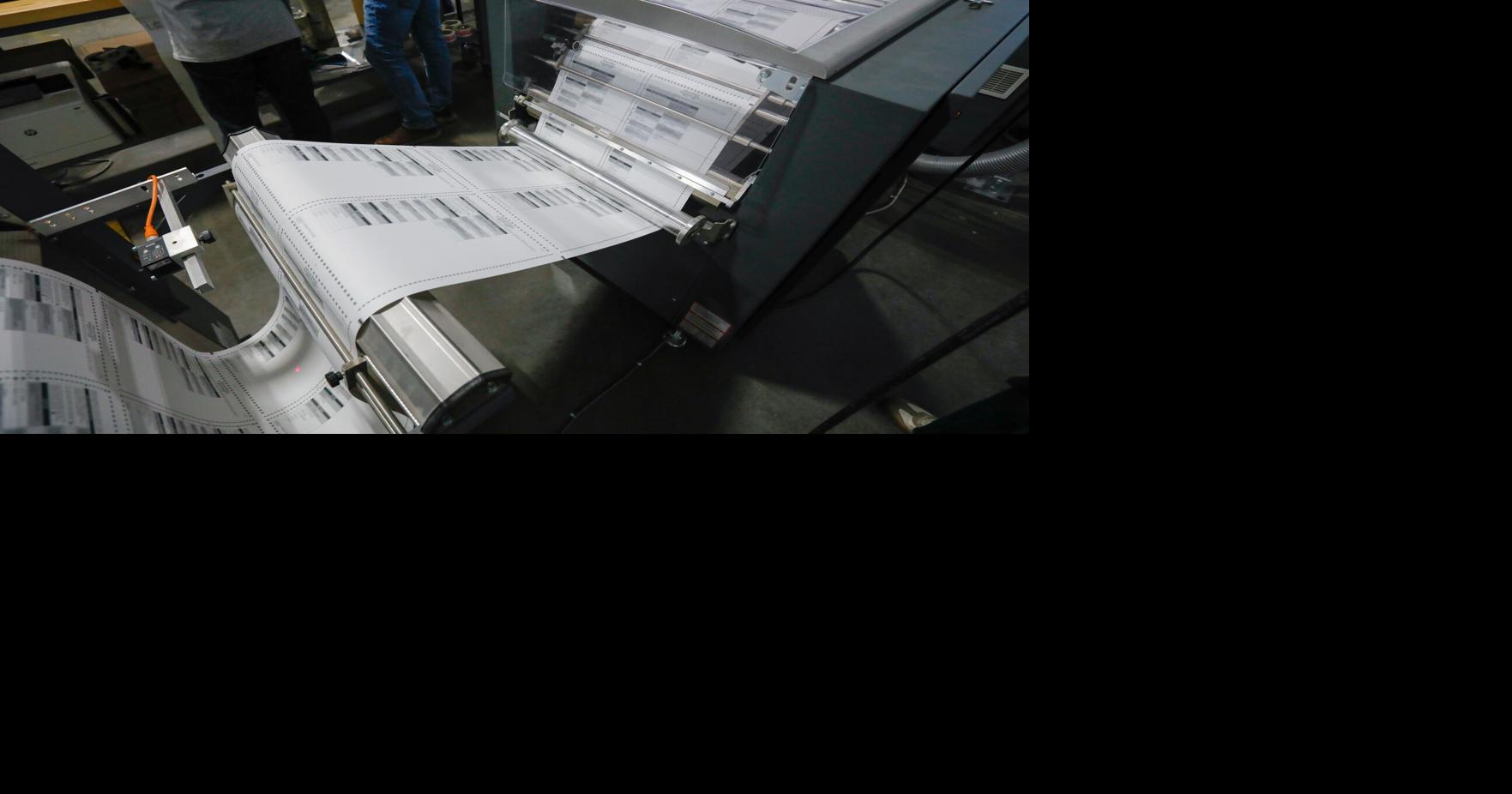 Here's how your Dane County election ballot gets printed