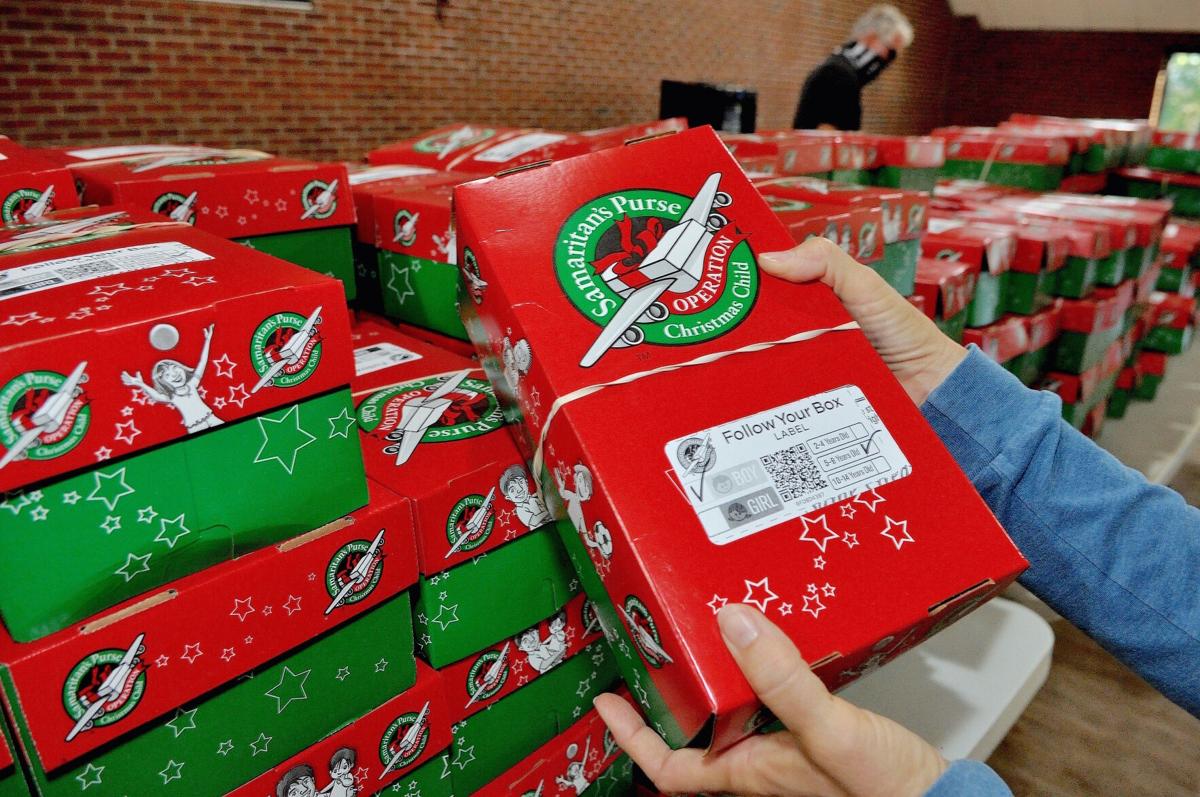 Operation christmas child shipping labels