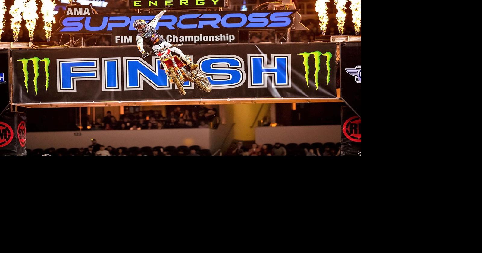 Webb captures fifth win in last six supercross races with late charge ...