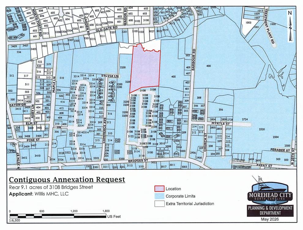 Morehead sets public hearing on annexation of property near Willis Mobile Home Park
