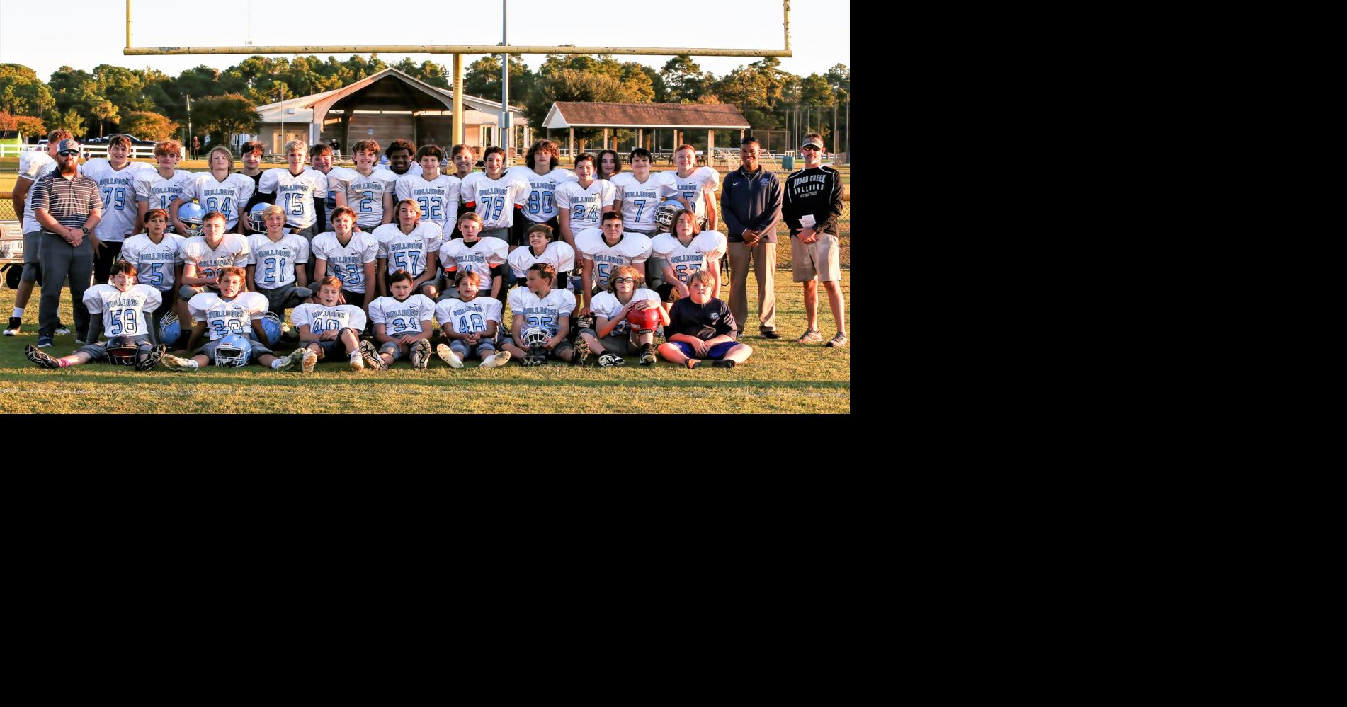  Broad Creek Middle School football team corrals conference championship ...