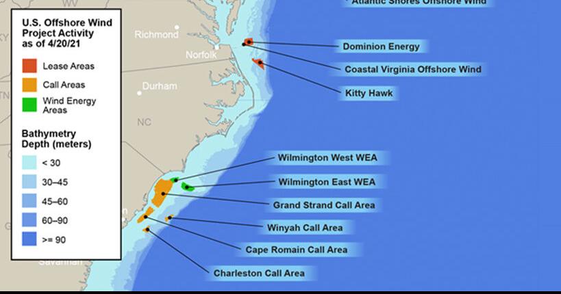 Federal bureau, US Army Corps of Engineers look to support more offshore  wind energy | News | carolinacoastonline.com