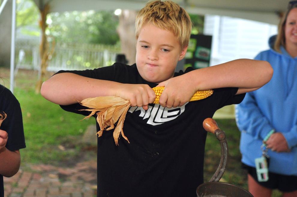 Students get living history lesson during BHA Harvest Time