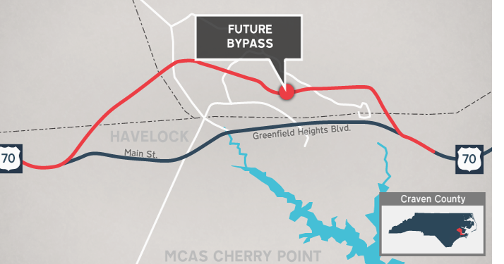 Havelock Bypass project half complete, to open next year | Regional |  carolinacoastonline.com