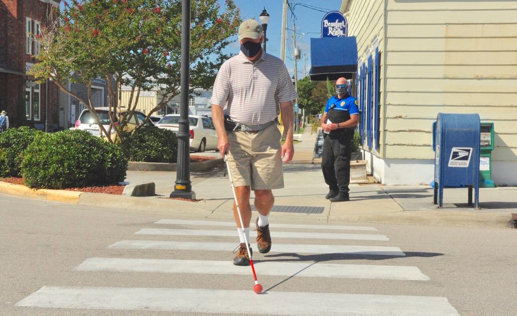 Beaufort Observes Crosswalk Pedestrian Safety Program News Carolinacoastonline Com The original zebra crossing had alternating blue and white. beaufort observes crosswalk pedestrian