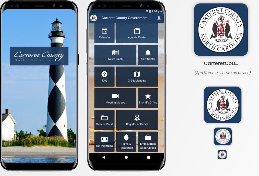 County unveils website redesign, launches mobile app | News |  carolinacoastonline.com