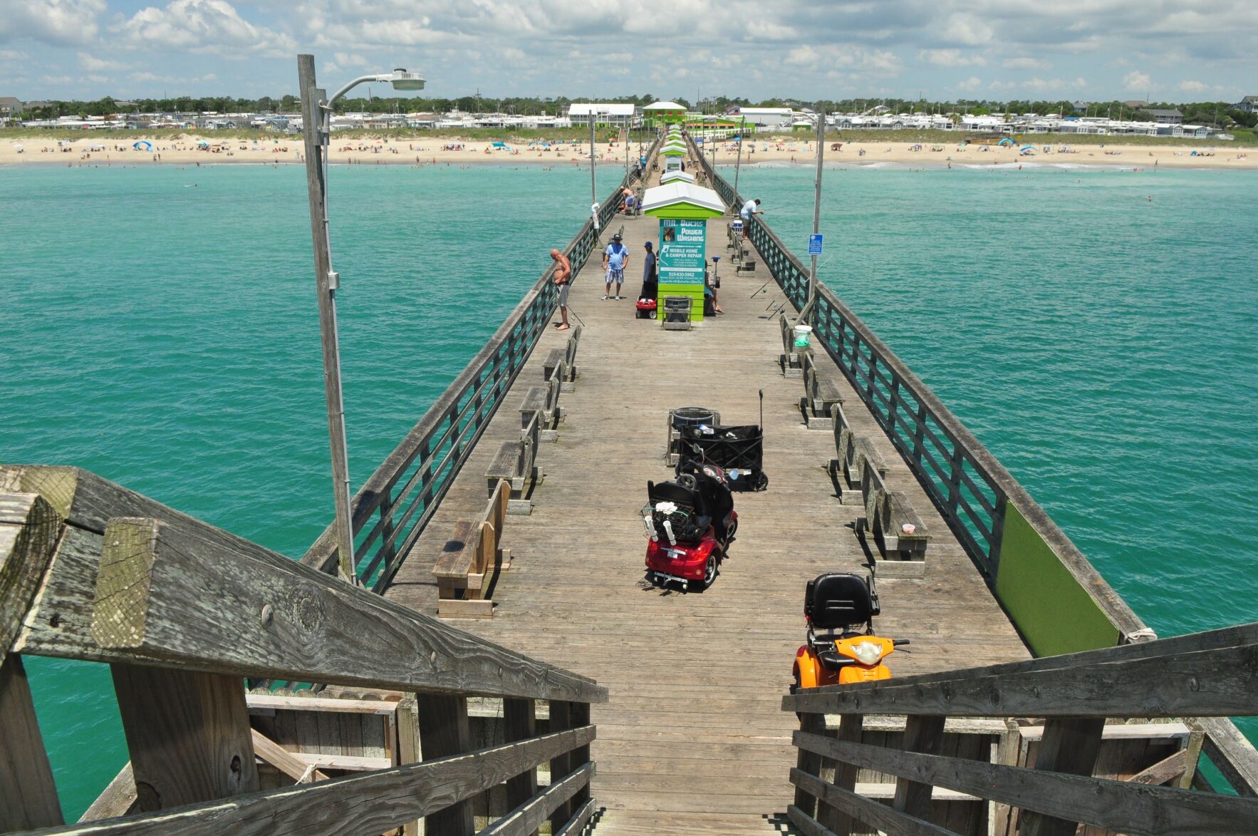 Bogue inlet 2024 pier fishing