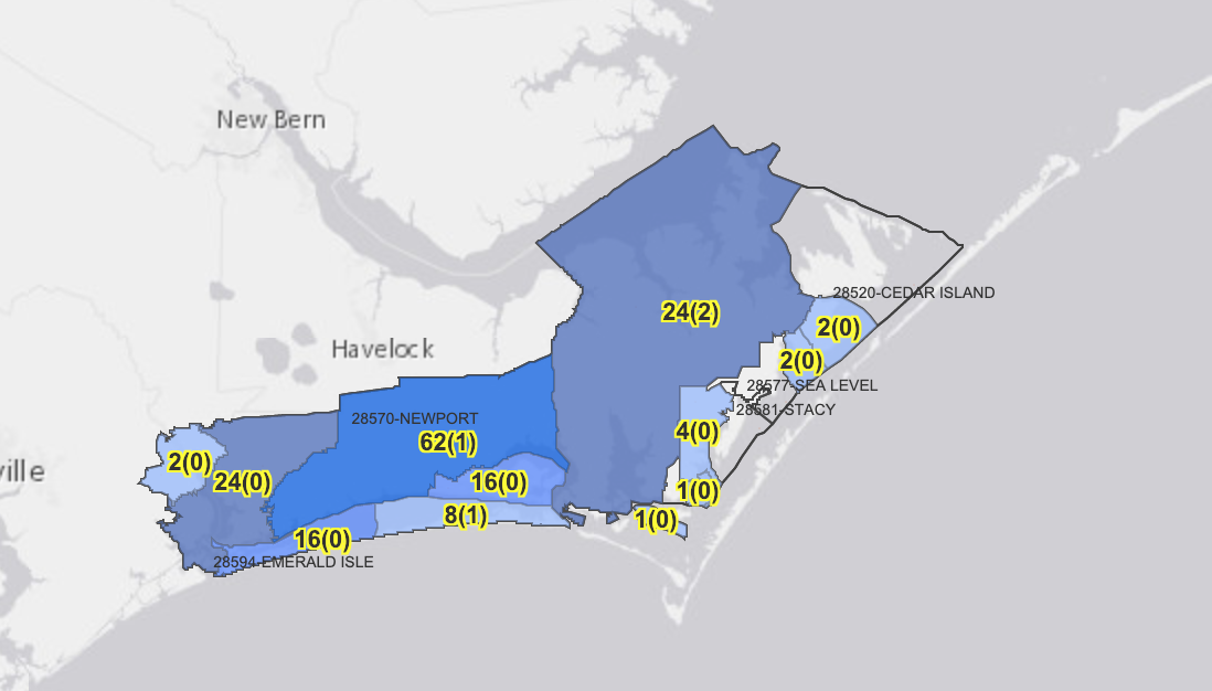 Carteret County confirms 8 new cases of COVID19 News