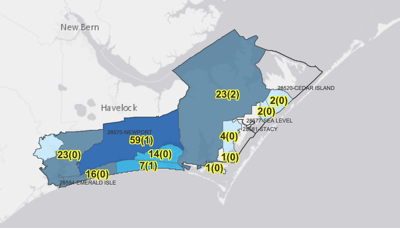 Carteret County To Host Community Covid 19 Testing Events As Positive Cases Continue To Rise News Carolinacoastonline Com