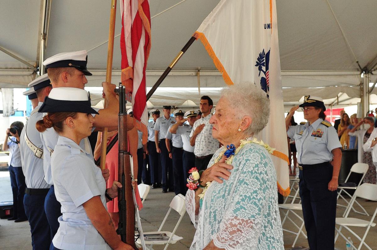 GALLERY: US Coast Guard honors Stacy-born Glen Harris with cutter bearing his name