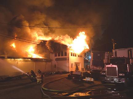 Fire Destroys Seafood Warehouse News