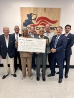 Webb Foundation presents funds to top employees at WCHS, Morehead City Police and Fire departments