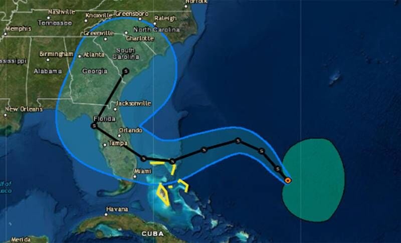 National Hurricane Center predicting Nicole to impact Florida