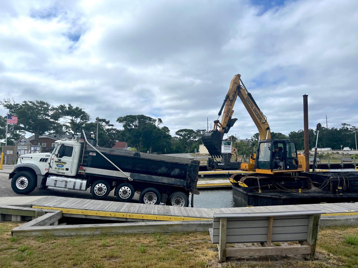 Emerald Isle boat ramp channel dredging begins News