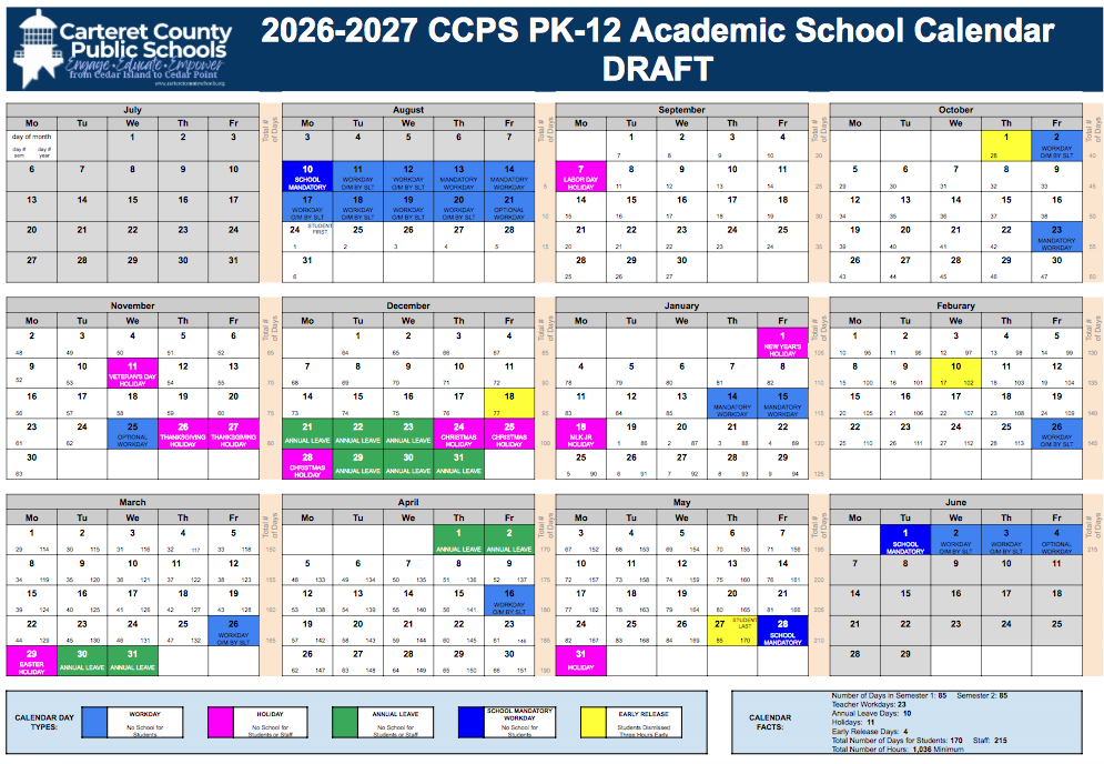 County Board of Education approves 2026-27 calendar that ...