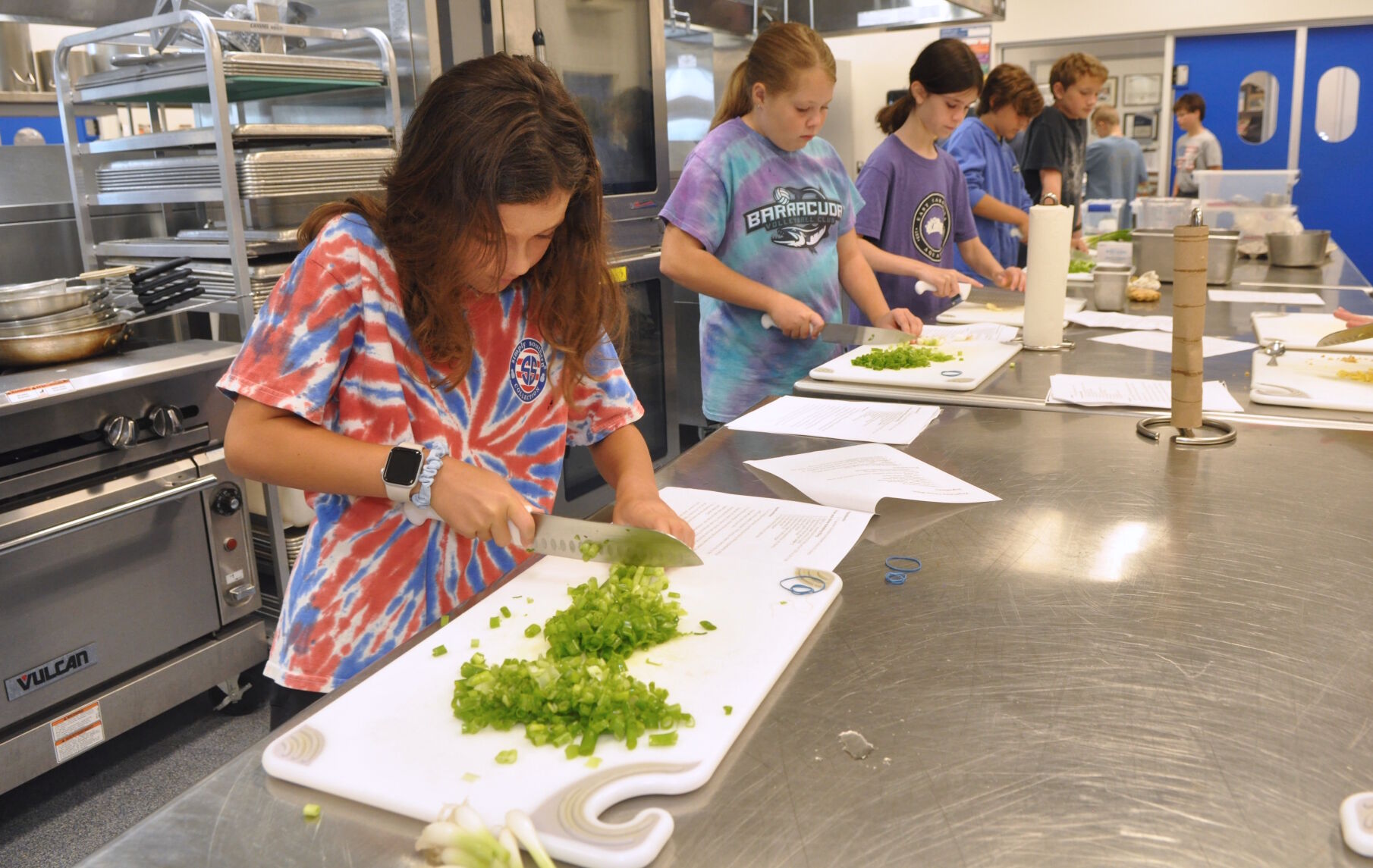 Students cook up fun during culinary camp News