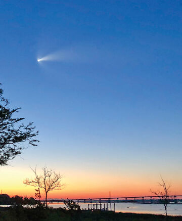 SpaceX overhead