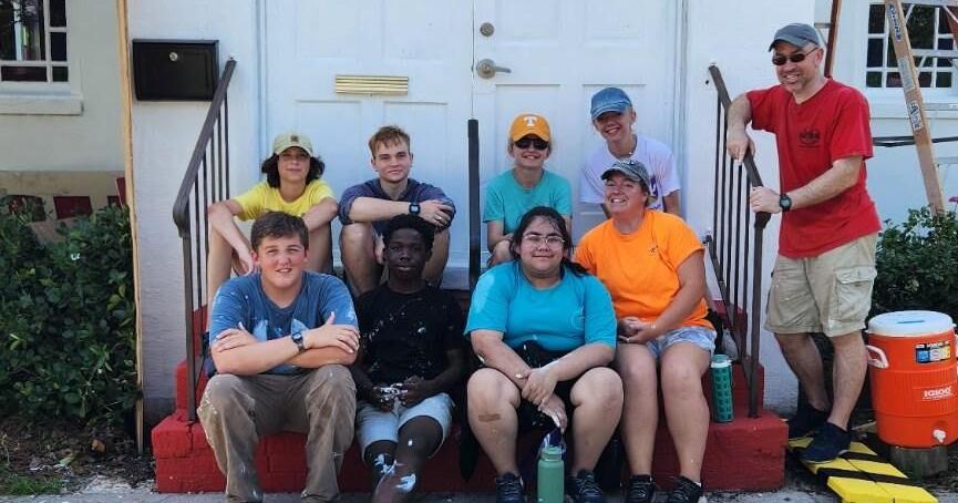 Youth assist with renovations to historic church building in Beaufort - Vimarsana News