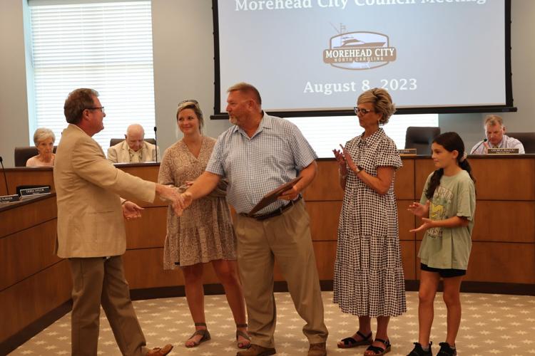 Morehead City Police officer recognized for decades of service News