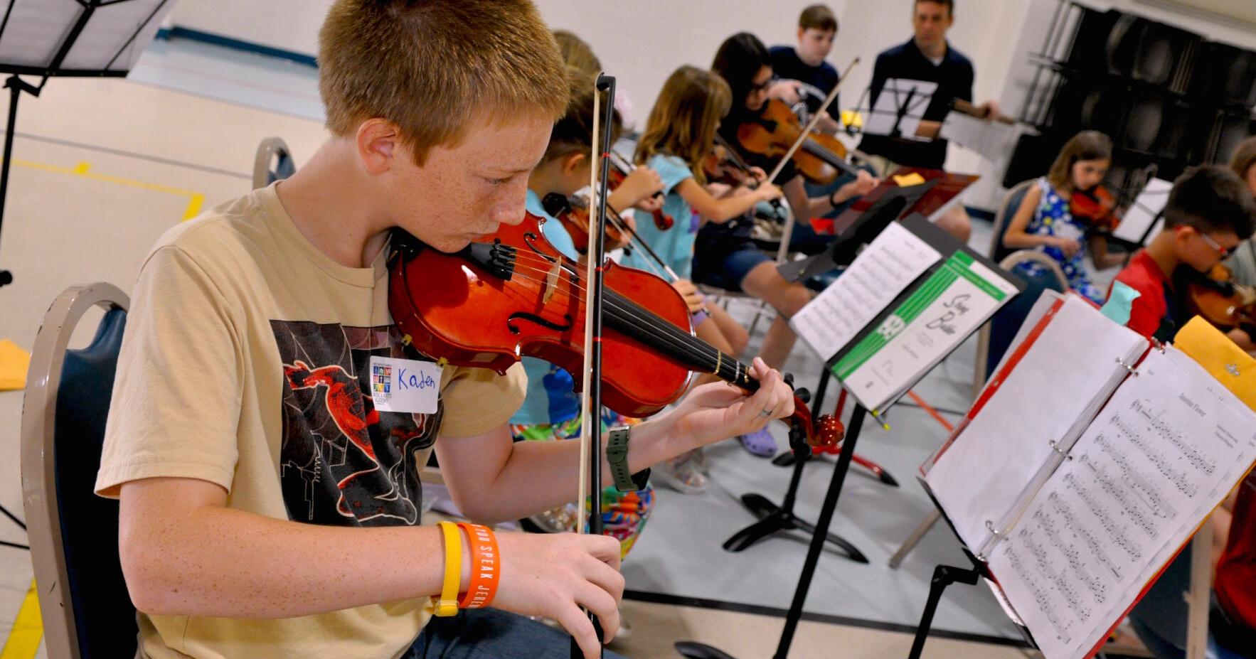 Orchestra camp strikes positive note with students - Vimarsana News
