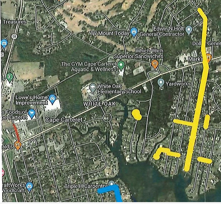 Delayed Cape Carteret street work will take place this month | News |  carolinacoastonline.com