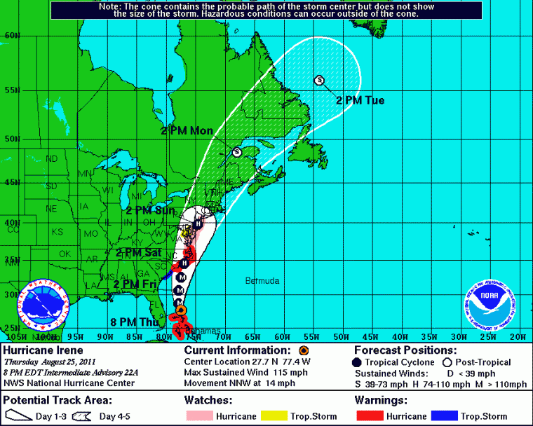 Hurricane Irene News & Updates 