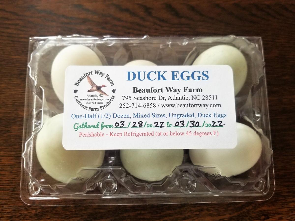 The Egg Carton - 1/2 Dozen Duck Eggs