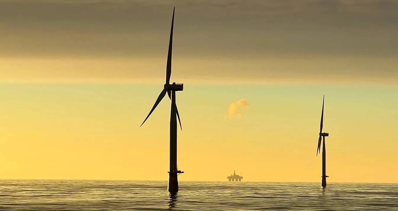 The world's largest floating offshore wind farm is