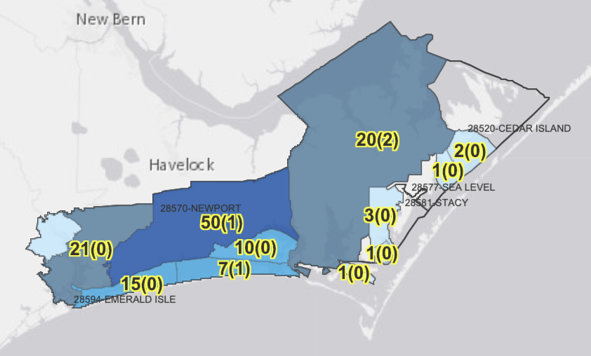 Carteret County confirms 7 new COVID19 cases Friday News