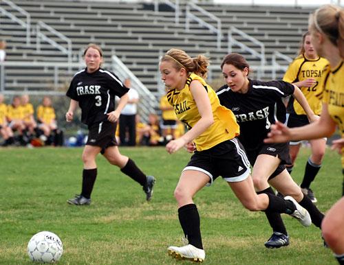 Topsail shows dominance in soccer wins over Trask and Pender