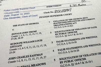 Trump and 18 allies charged in Georgia election meddling as former  president faces 4th criminal case | National | carolinacoastonline.com