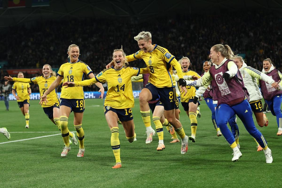 Sweden Eliminates the U.S. From Women's World Cup, by a Millimeter