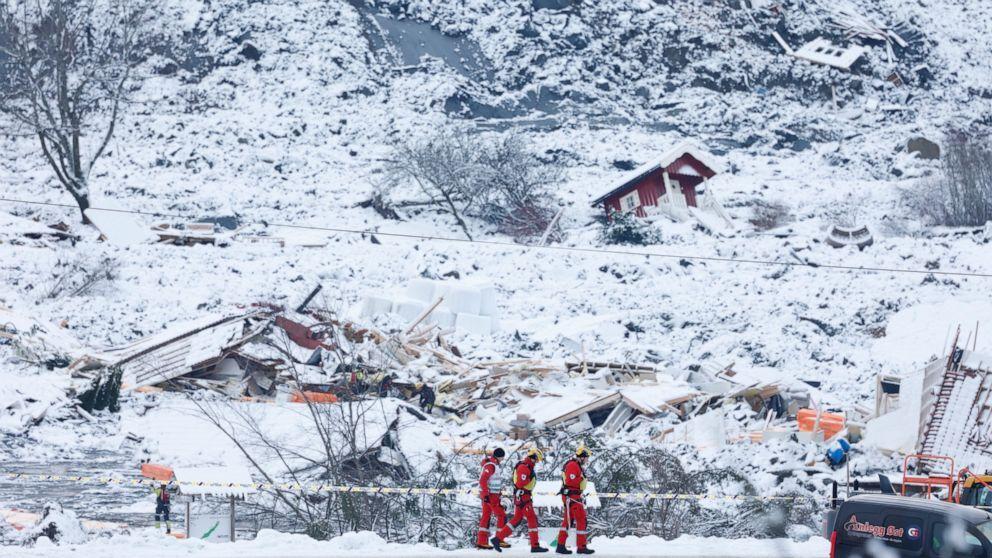 3rd body found after landslide in Norway; 7 still missing - Carolinacoastonline
