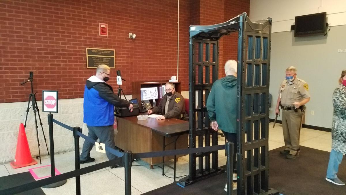 Sheriff’s office oversees security, screening as courthouse reopens in