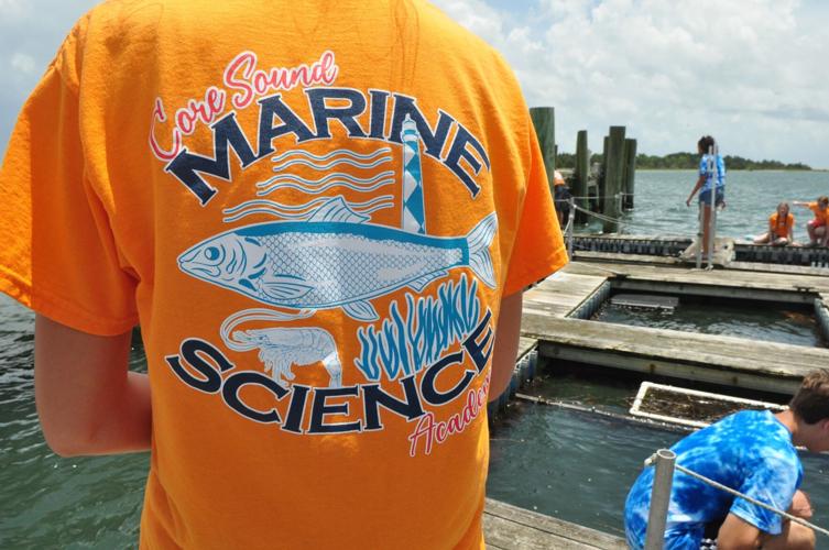 Students dive into marine science during Core Sound Marine Science