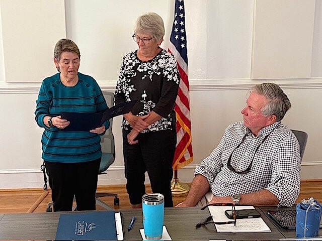 CCC Board of Trustees honors two outgoing members