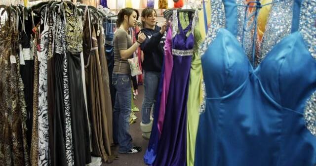 strapless open back dress Long Light Blue Prom Dresses Satin Off the Shoulder Beaded Formal Dres   MyChicDress