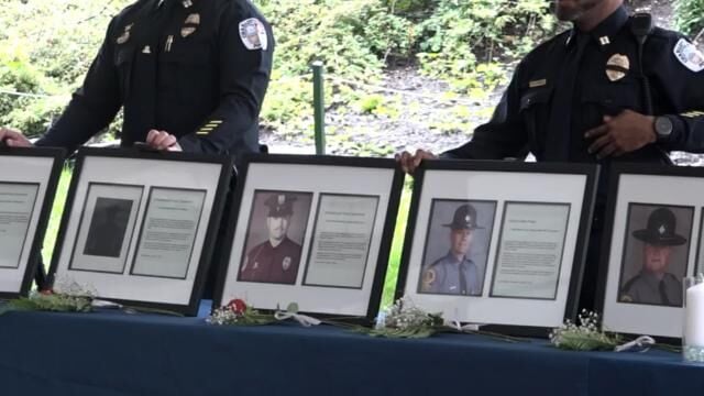 Law enforcement agencies hold annual memorial events