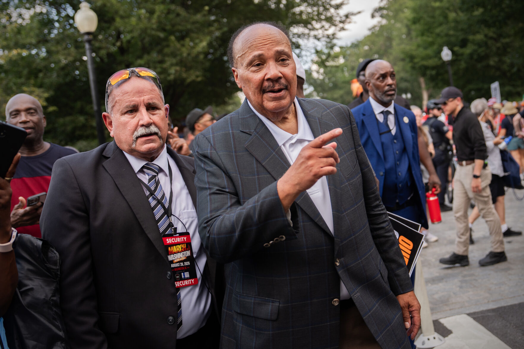 Civil rights groups make urgent plea for voting rights in DC ahead of midterms; Sanders warns of 'very dangerous moment' as King III says work 'is further eroding'