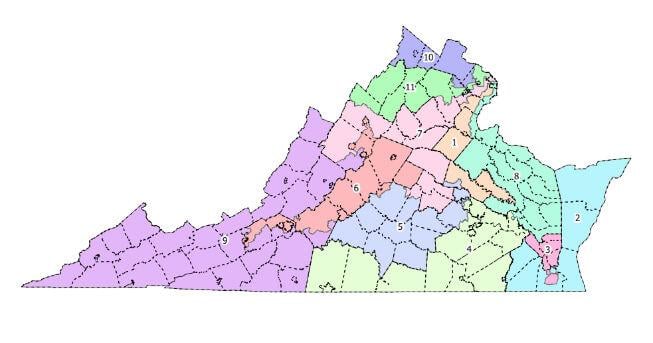 Virginia’s new congressional map sparks debate, could reshape midterm ...