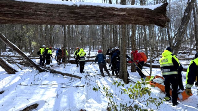 Rescue of injured hiker lasted hours on Sunday