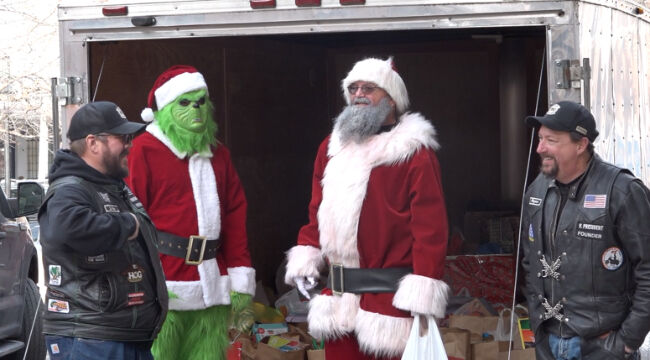 Motorcycle caravan delivers toys to UVA Children’s patients