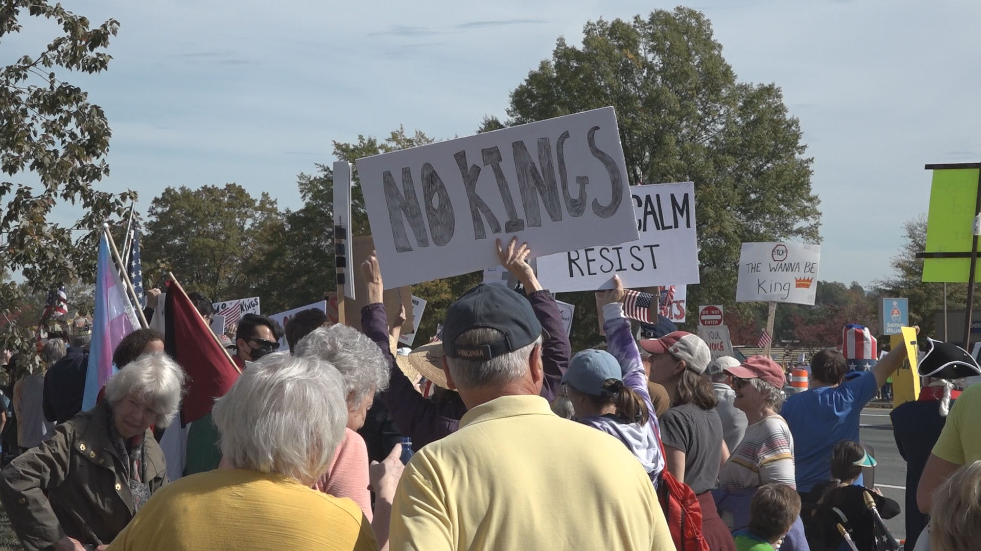 Thousands join ‘No Kings Day’ protest in Charlottesville