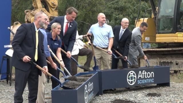 State, local officials help break ground of biopharmaceutical facility
