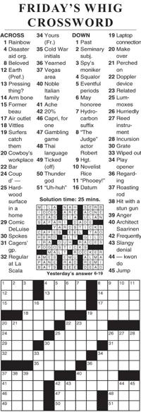 Crosswords Cecildaily Com