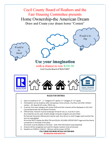 Students invited to design their American Dream home
