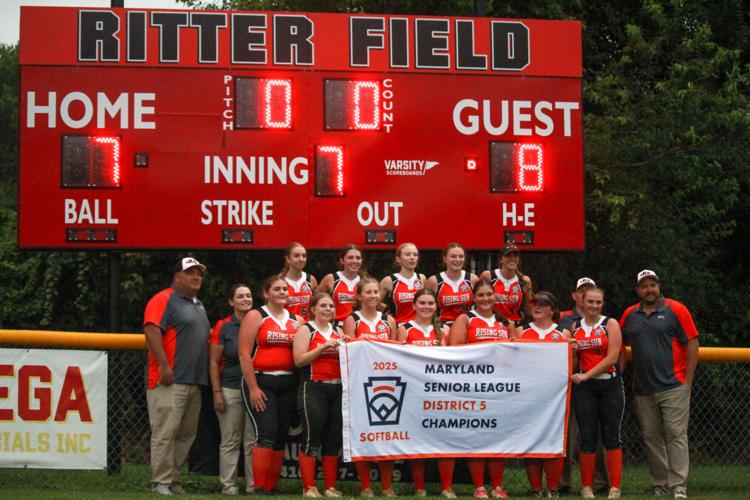 Little Rising Game Rising Sun Little League Seniors Softball All-Stars rally to capture ...